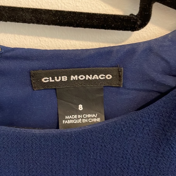 CLUB MONACO | EUC Royal Blue dress with bell sleeve - Picture 4 of 7